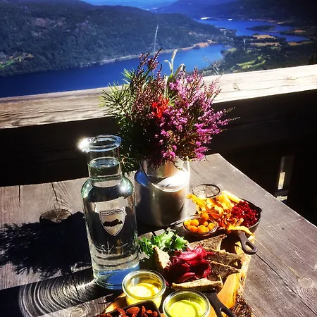 여관 Norefjell - Storhytte Med Jacuzzi Og Fantastisk Beliggenhet Noresund